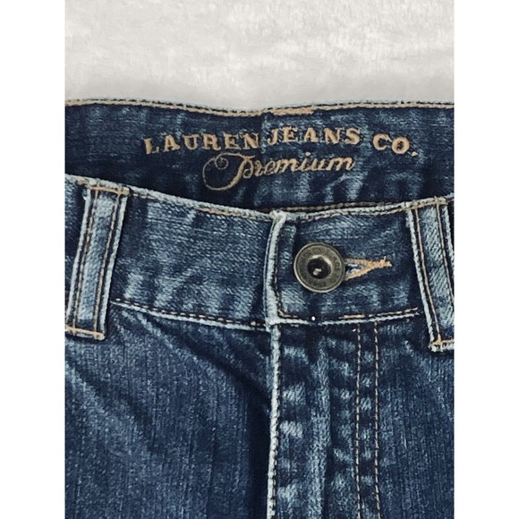Lauren Jeans‎ Co. Premium Womens Jeans Mid Rise Blue Denim Size 4 - Picture 3 of 16